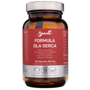 Panaseus Formuła dla serca 435 mg - 50 kapsułek