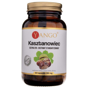 Yango Kasztanowiec 20% escyny - 60 kapsułek