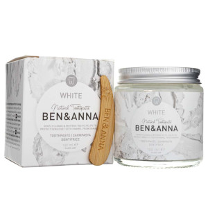 Ben&Anna Wybielająca pasta do wrażliwych zębów Szałwia i Rokitnik - 100 ml