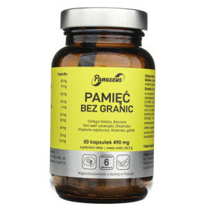 Panaseus Pamięć bez granic 490 mg - 50 kapsułek