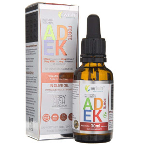 Wish Witamina ADEK FORTE w kroplach - 30 ml