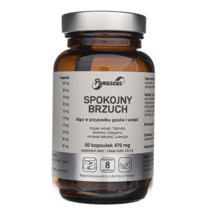 Panaseus Spokojny brzuch 470 mg - 50 kapsułek