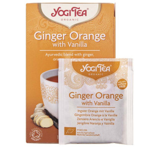 Yogi Tea Ginger Orange Herbata imbirowo-pomarańczowa z wanilią - 17 saszetek