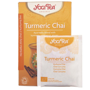 Yogi Tea Turmeric Chai Herbata Złoty Chai z kurkumą - 17 saszetek