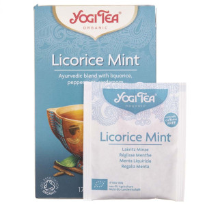 Yogi Tea Licorice Mint Herbatka mięta z lukrecją - 17 saszetek