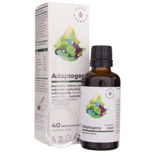 Aura Herbals Adaptogeny - 100% naturalne ekstrakty roślinne - 50 ml