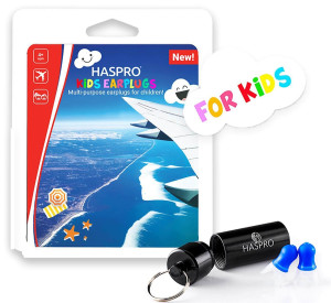 Haspro Kids - zatyczki stopery do uszu dla dzieci do samolotu