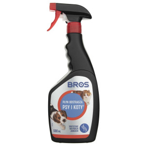 Bros Płyn odstraszający psy i koty - 500 ml
