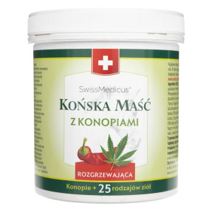 Herbamedicus Maść końska rozgrzewająca z konopiami - 500 ml