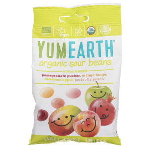 YumEarth Żelki owocowe kwaśne z witaminą C - 50 g