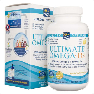 Nordic Naturals Ultimate Omega-D3 - 120 kapsułek