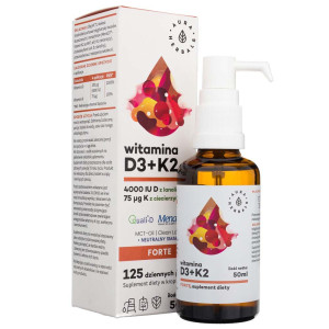 Aura Herbals Witamina D3 4000 IU + K2mk7 - 50 ml