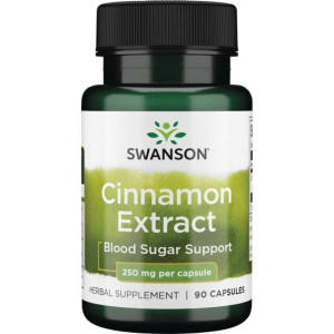 Swanson Cynamon ekstrakt 250 mg - 90 kapsułek