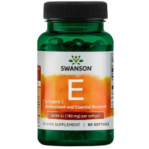 Swanson Witamina E 400 IU - 60 kapsułek