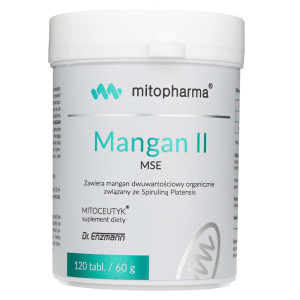 Dr. Enzmann Mangan dwuwartościowy MSE - 120 tabletek