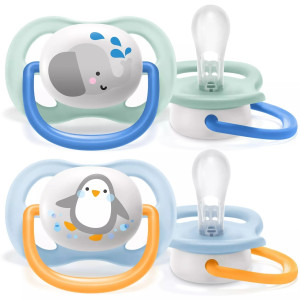 Philips Avent Smoczek uspokajający Ultra Air 0-6 m Boy - 2 sztuki