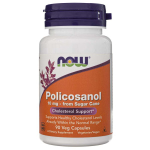 Now Foods Policosanol 10 mg - 90 tabletek