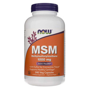 Now Foods MSM 1000 mg - 240 kapsułek