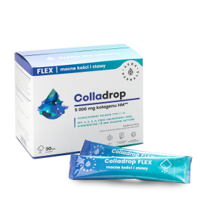 Aura Herbals Colladrop Flex kolagen morski 5000 mg - 30 saszetek