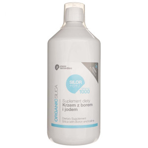 Invex Remedies Silor+B+J Krzem z borem i jodem w płynie - 1000 ml