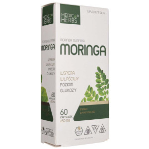 Medica Herbs Moringa 650 mg - 60 kapsułek
