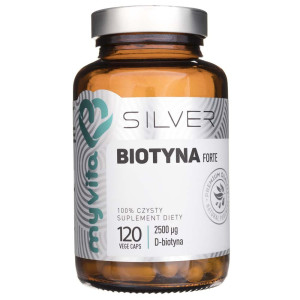 MyVita Silver Biotyna Forte 2500 mcg - 120 kapsułek