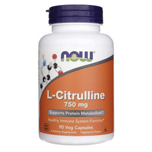 Now Foods L-Cytrulina 750 mg - 90 kapsułek
