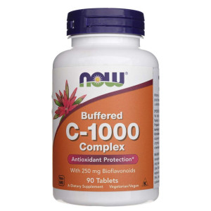 Now Foods Witamina C-1000 buforowana - 90 tabletek