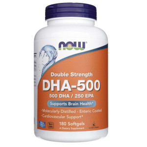 Now Foods DHA-500 / EPA-250 - 180 kapsułek