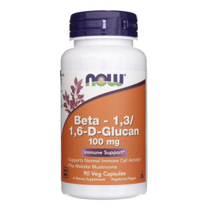 Now Foods Beta 1,3 / 1,6-D-Glukan 100 mg - 90 kapsułek