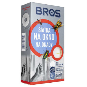 Bros Siatka na okno na owady biała 150 x 180 cm