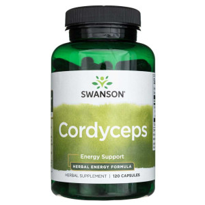 Swanson Cordyceps Sinensis 600 mg - 120 kapsułek
