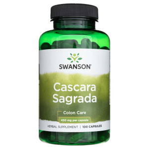 Swanson Cascara Sagrada 450 mg - 100 kapsułek