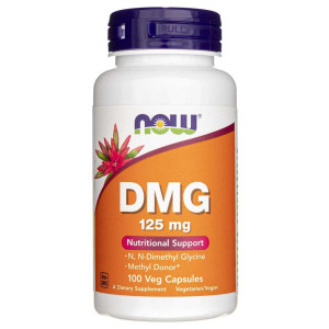 Now Foods DMG (N-dimetyloglicyna) 125 mg - 100 kapsułek