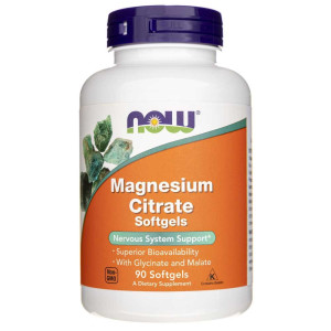 Now Foods Cytrynian Magnezu Softgels - 90 kapsułek