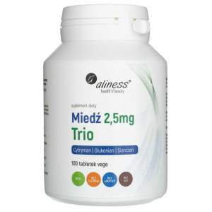Aliness Miedź Trio 2,5 mg - 100 tabletek