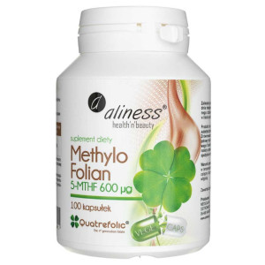 Aliness Methylo Folian 5-MTHF 600 μg - 100 kapsułek