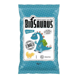 McLloyd's BioSaurus Chrupki bezglutenowe z solą morską BIO - 50 g