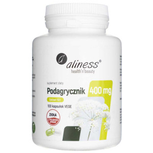 Aliness Podagrycznik Ekstrakt 10:1 400 mg - 100 Kapsułek
