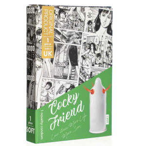 Egzo Cocky Friend Prezerwatywa z wypustkami Soft - 1 sztuka