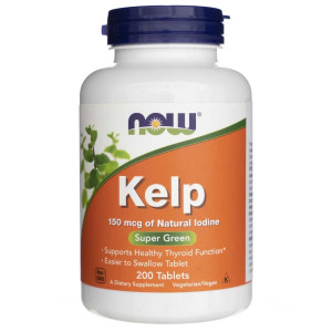 Now Foods Kelp (Jod) 150 mcg - 200 tabletek
