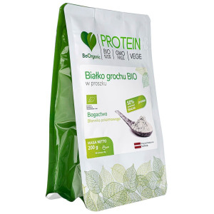 BeOrganic Białko Grochu BIO w proszku - 200g