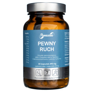 Panaseus Pewny ruch 490 mg - 50 kapsułek
