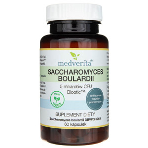 Medverita Saccharomyces boulardii Biootic™ 5 miliardów CFU - 60 kapsułek