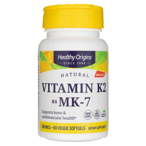 Healthy Origins Witamina K2 MK-7 100 mcg - 60 kapsułek