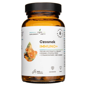 Aura Herbals Czosnek Immuno+ - 60 kapsułek