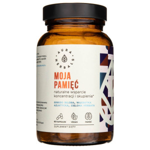 Aura Herbals Moja Pamięć koncentracja i skupienie - 60 kapsułek