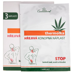 Cannaderm Thermolka Plastry rozgrzewające - 3 sztuki