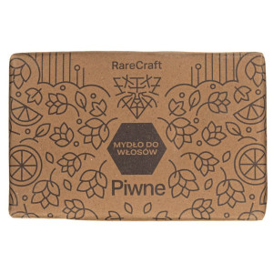 RareCraft Mydło do mycia włosów Piwne - 110 g