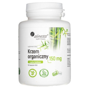 Aliness Krzem organiczny z pędów bambusa 150 mg - 100 kapsułek